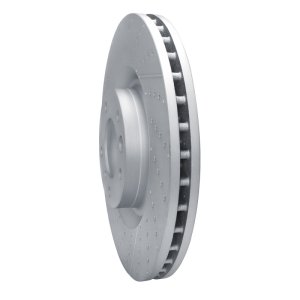 Mercedes-Benz G63 AMG Brake Rotor (1) - Front - R1 Concepts - GeoSPEC Coated Rotor - Drilled and Slotted - `13-`18